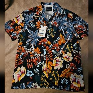 Denim & Flower Multicolor Floral Men's Shirt